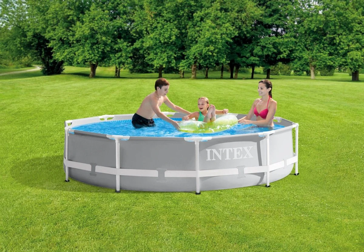 Intex 10ft X 30" Prism Frame Pool With Filter Pump - Round 2 Intex 10ft X 30" Prism Frame Pool With Filter Pump - Round - Image 2