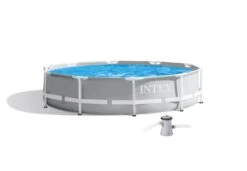 Intex 10ft X 30" Prism Frame Pool With Filter Pump - Round