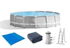 Intex 15ft X 48" Prism Frame Pool Set With Filter Pump – Round – Collection Only
