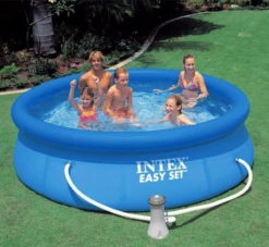 Intex 28122 10ft X 30" Easy Set Round Pool With Filter Pump -Swimming Pool Supplies 28122 easy set pool round 10ft with filter pump 2