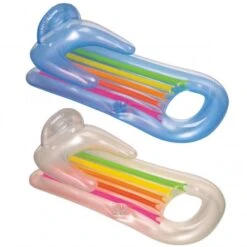 Intex Inflatable Pool Mattress | King Kool Lounger - Silver (63" X 33.5") -Swimming Pool Supplies 2 king cool lounge pearlescent silver 58802eus 3