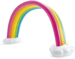 Intex Inflatable Rainbow Cloud Sprinkler (3+ Years) -Swimming Pool Supplies 56597 angle2