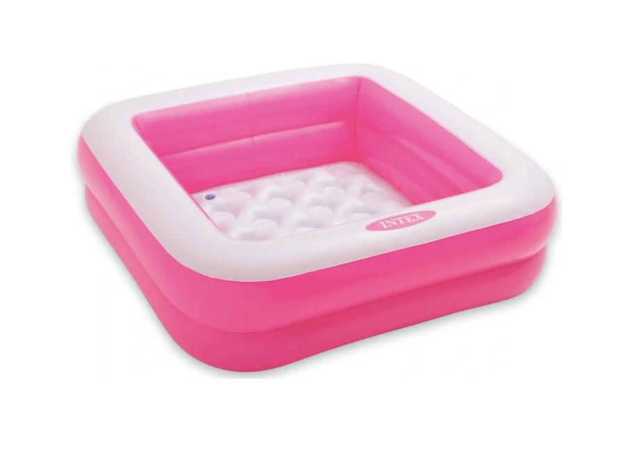 Intex Inflatable Play Box Pool - Pink (1 - 3 Years) 1 Intex Inflatable Play Box Pool - Pink (1 - 3 Years)