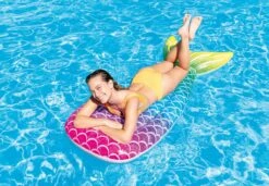 Intex 58788 70" X 28" Inflatable Pool Mattress Rainbow Mermaid Tail Float -Swimming Pool Supplies 58788ep 3