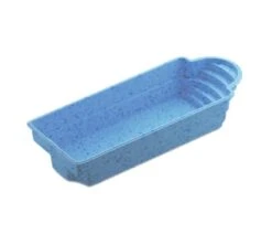 Fibreglass Pool Manhattan 27'6" X 10'6" Complete Kit (Metallic Finish)