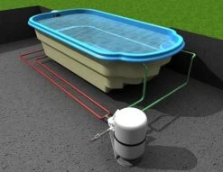 Fibreglass Pool Colorado 26'2" X 12'4" Complete Kit (Metallic Finish) -Swimming Pool Supplies 7014746m colorado fibreglass pool technical