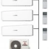 Mitsubishi SCM50ZS-W Outdoor Unit - 3 Indoor Wall Units