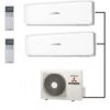 Mitsubishi SCM40ZS-W Outdoor Unit - 2 Indoor Wall Units