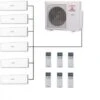 Mitsubishi SCM125ZM-S Outdoor Unit With 5 - 6 Indoor Wall Units