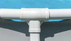 Intex 14ft X 42" Prism Frame Pool Set With Filter Pump – Round – Collection Only -Swimming Pool Supplies composite t joint prism intex pools