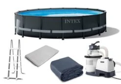 Intex 16ft X 48" Ultra XTR Frame Pool Set With Filter Pump - Round - Collection Only