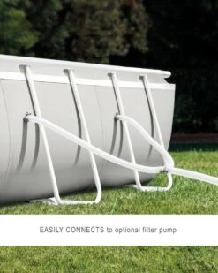 Intex 16ft X 8ft X 42" Prism Frame Pool Set With Filter Pump – Rectangular- Collection Only -Swimming Pool Supplies prism frame rectangular intex 26792